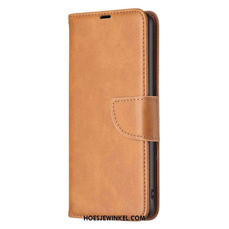 Folio-hoesje Xiaomi Redmi Note 13 Pro 4g Telefoonhoesje Ledereffect Met Riem