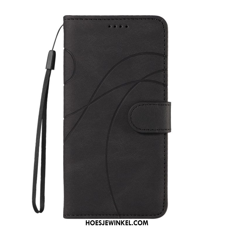 Folio-hoesje Xiaomi Redmi Note 14 4g Golvende Lijnen