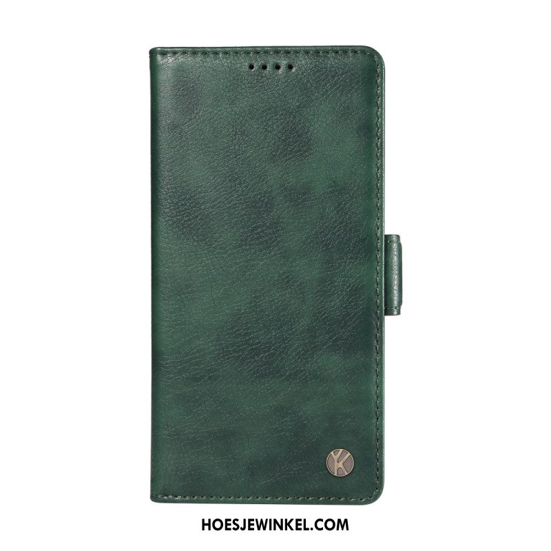 Folio-hoesje Xiaomi Redmi Note 14 4g Lychee Textuur Ykatu