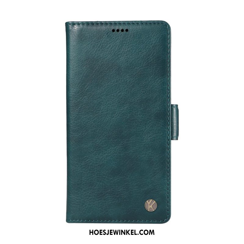 Folio-hoesje Xiaomi Redmi Note 14 4g Lychee Textuur Ykatu