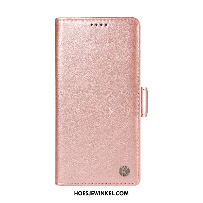 Folio-hoesje Xiaomi Redmi Note 14 4g Lychee Textuur Ykatu