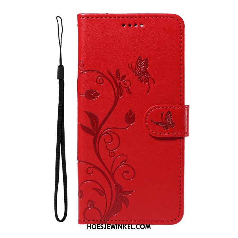 Folio-hoesje Xiaomi Redmi Note 14 4g Telefoonhoesje Bloemenpatronen