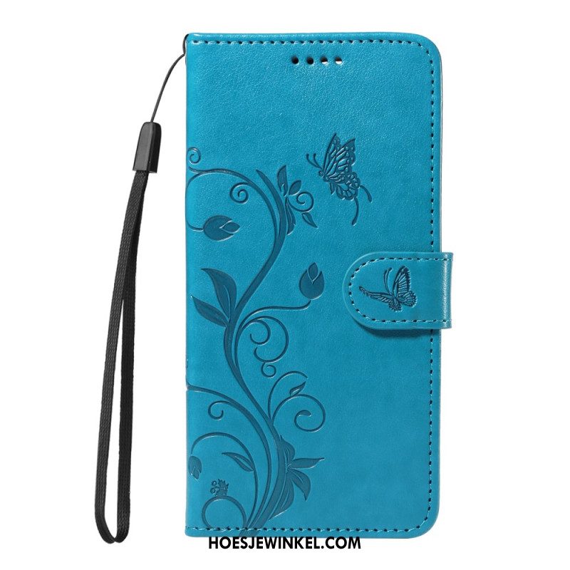 Folio-hoesje Xiaomi Redmi Note 14 4g Telefoonhoesje Bloemenpatronen