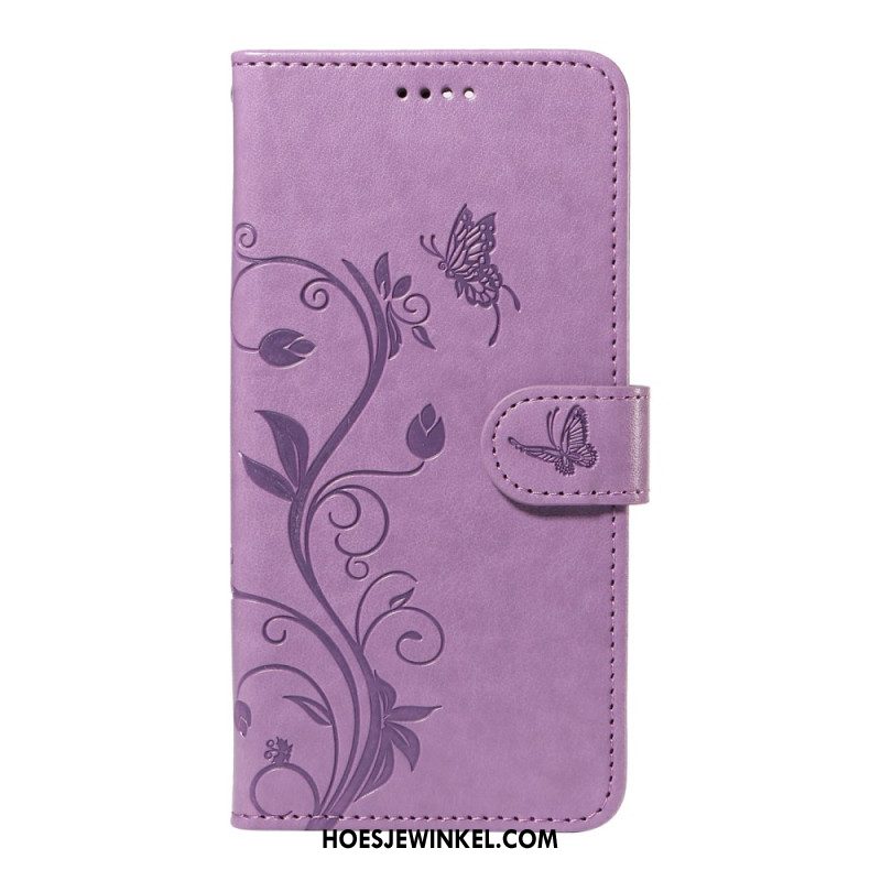 Folio-hoesje Xiaomi Redmi Note 14 4g Telefoonhoesje Bloemenpatronen