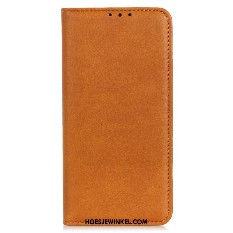 Folio-hoesje Xiaomi Redmi Note 14 4g Telefoonhoesje Leertextuur