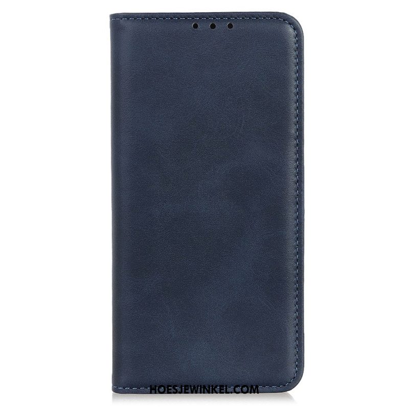 Folio-hoesje Xiaomi Redmi Note 14 4g Telefoonhoesje Leertextuur