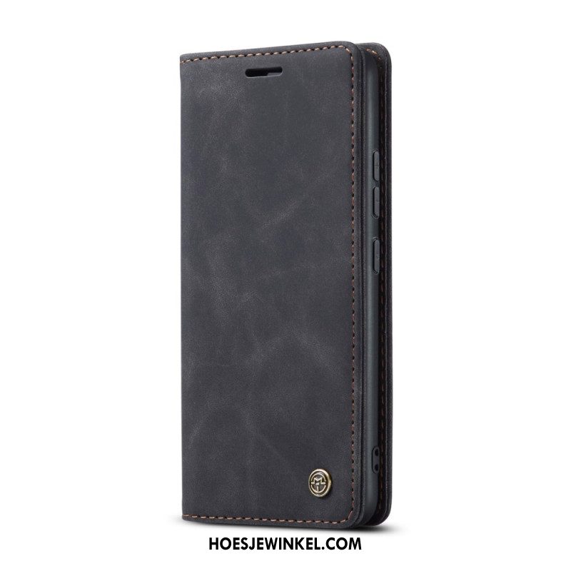 Folio-hoesje Xiaomi Redmi Note 14 5g Caseme Lederlook Bescherming Hoesje