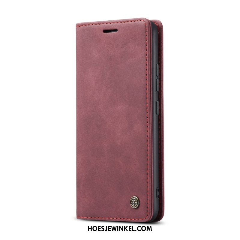 Folio-hoesje Xiaomi Redmi Note 14 5g Caseme Lederlook Bescherming Hoesje