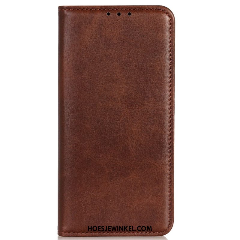 Folio-hoesje Xiaomi Redmi Note 14 5g Leer Met Structuur