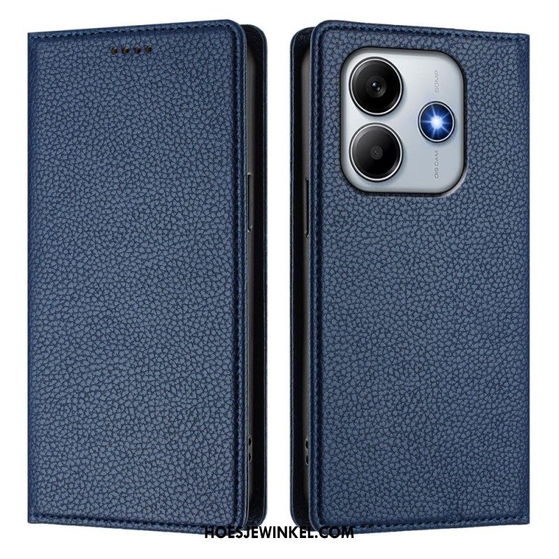 Folio-hoesje Xiaomi Redmi Note 14 5g Rfid-blokkering Met Leerlook Bescherming Hoesje