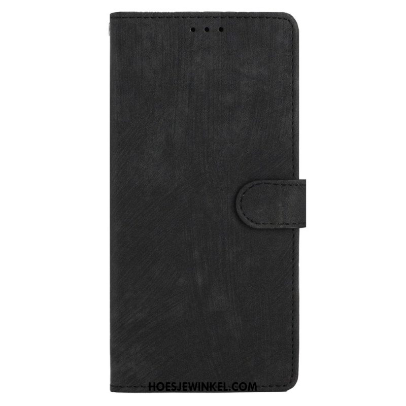 Folio-hoesje Xiaomi Redmi Note 14 5g Suède-look Met Bandje