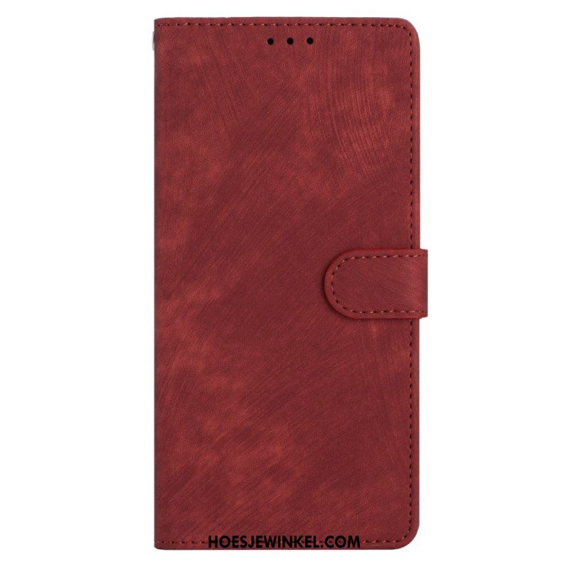 Folio-hoesje Xiaomi Redmi Note 14 5g Suède-look Met Bandje