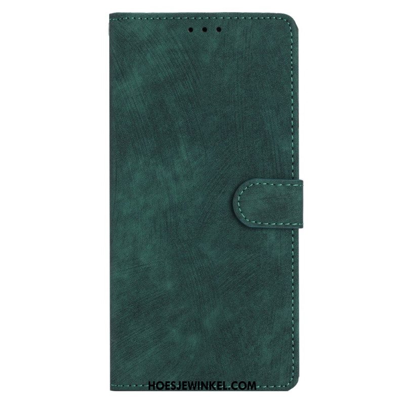 Folio-hoesje Xiaomi Redmi Note 14 5g Suède-look Met Bandje