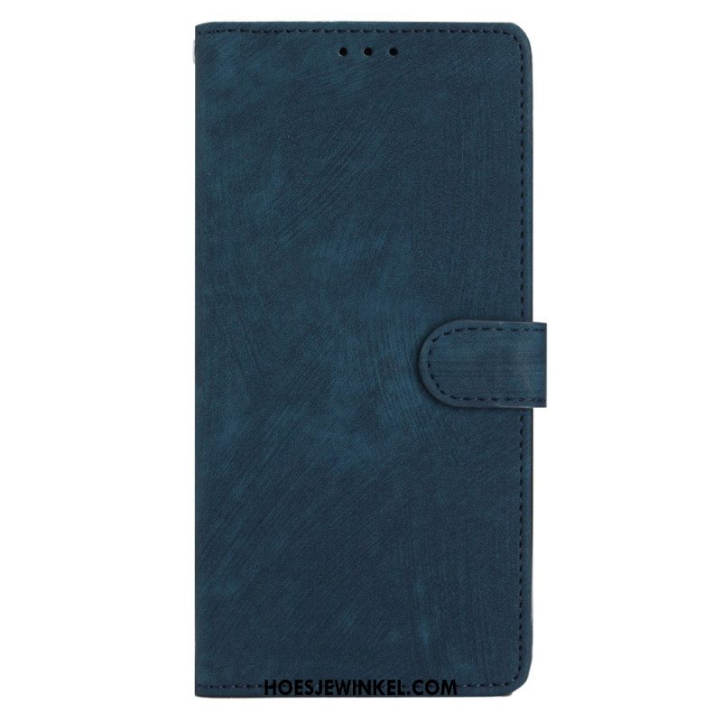 Folio-hoesje Xiaomi Redmi Note 14 5g Suède-look Met Bandje