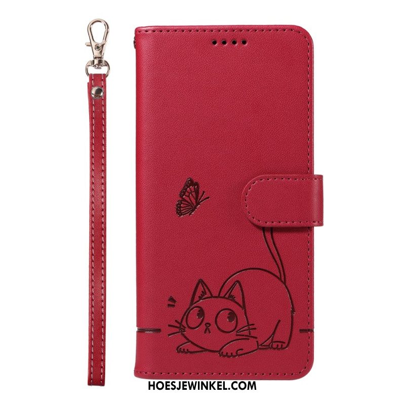 Folio-hoesje Xiaomi Redmi Note 14 5g Telefoonhoesje Mijn Kat