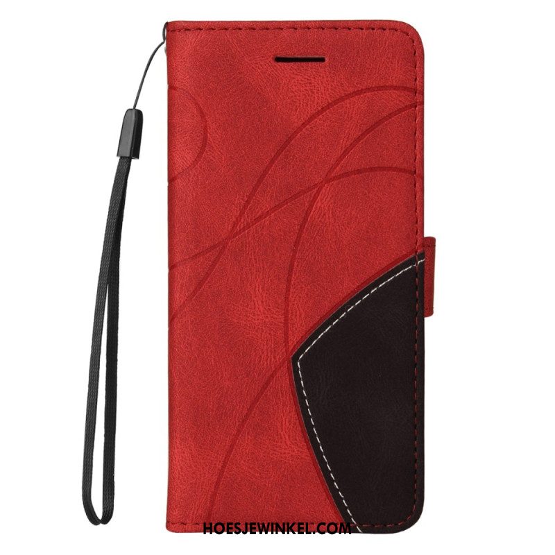 Folio-hoesje Xiaomi Redmi Note 14 5g Tweekleurig Grafisch