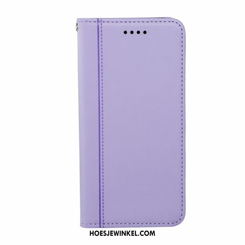 Folio-hoesje Xiaomi Redmi Note 14 Pro 4g Telefoonhoesje Stiksels En Bandje