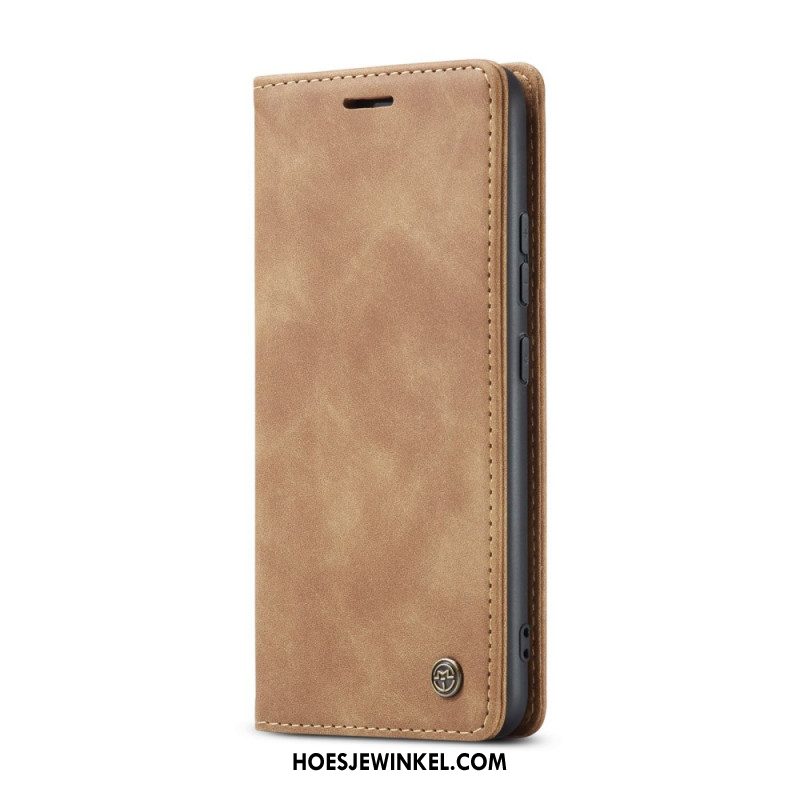 Folio-hoesje Xiaomi Redmi Note 14 Pro 5g Caseme Suède-effect