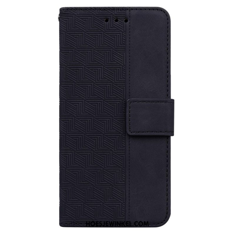 Folio-hoesje Xiaomi Redmi Note 14 Pro 5g Telefoonhoesje Geweven Patroon