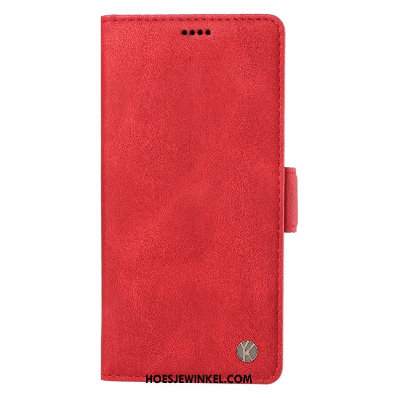 Folio-hoesje Xiaomi Redmi Note 14 Pro 5g Telefoonhoesje Ykatu Suède-effect