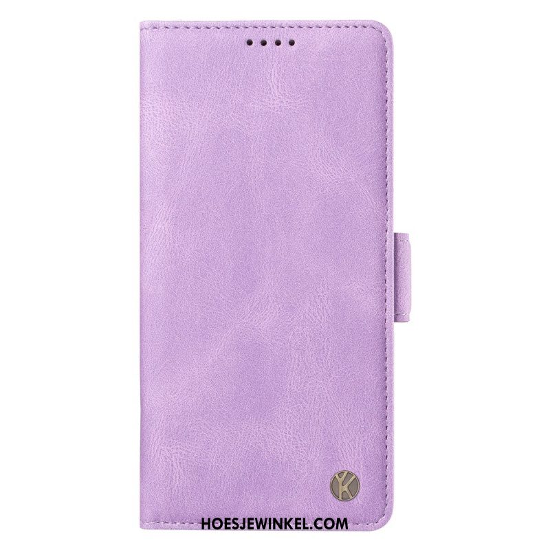 Folio-hoesje Xiaomi Redmi Note 14 Pro 5g Telefoonhoesje Ykatu Suède-effect