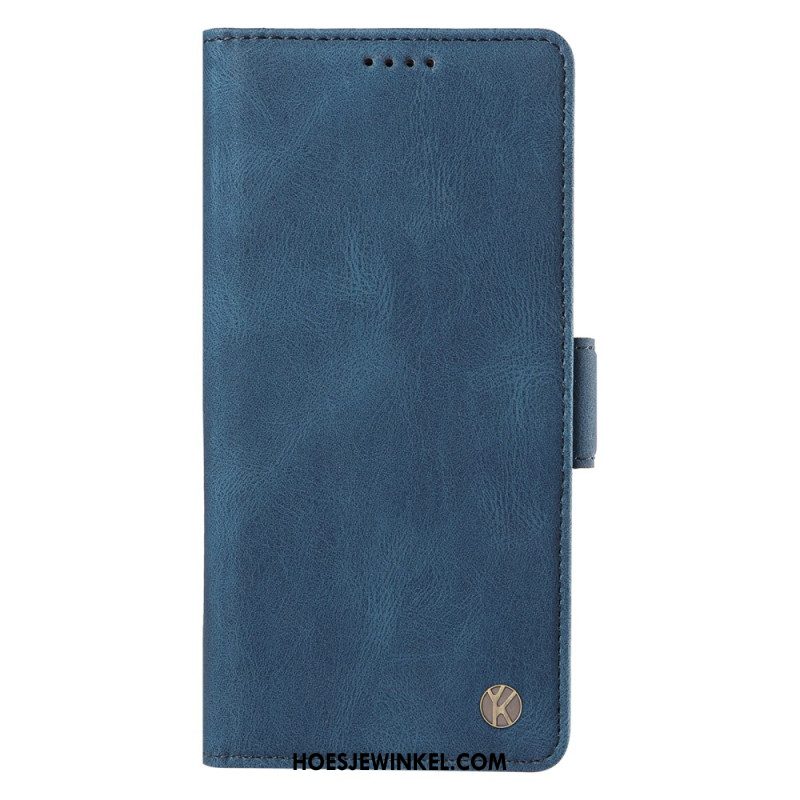 Folio-hoesje Xiaomi Redmi Note 14 Pro 5g Telefoonhoesje Ykatu Suède-effect