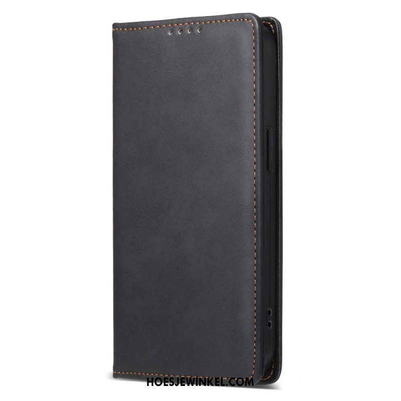 Folio-hoesje Xiaomi Redmi Note 14 Pro 5g Vintage Leer-effect Bescherming Hoesje