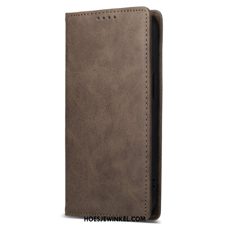 Folio-hoesje Xiaomi Redmi Note 14 Pro 5g Vintage Leer-effect Bescherming Hoesje