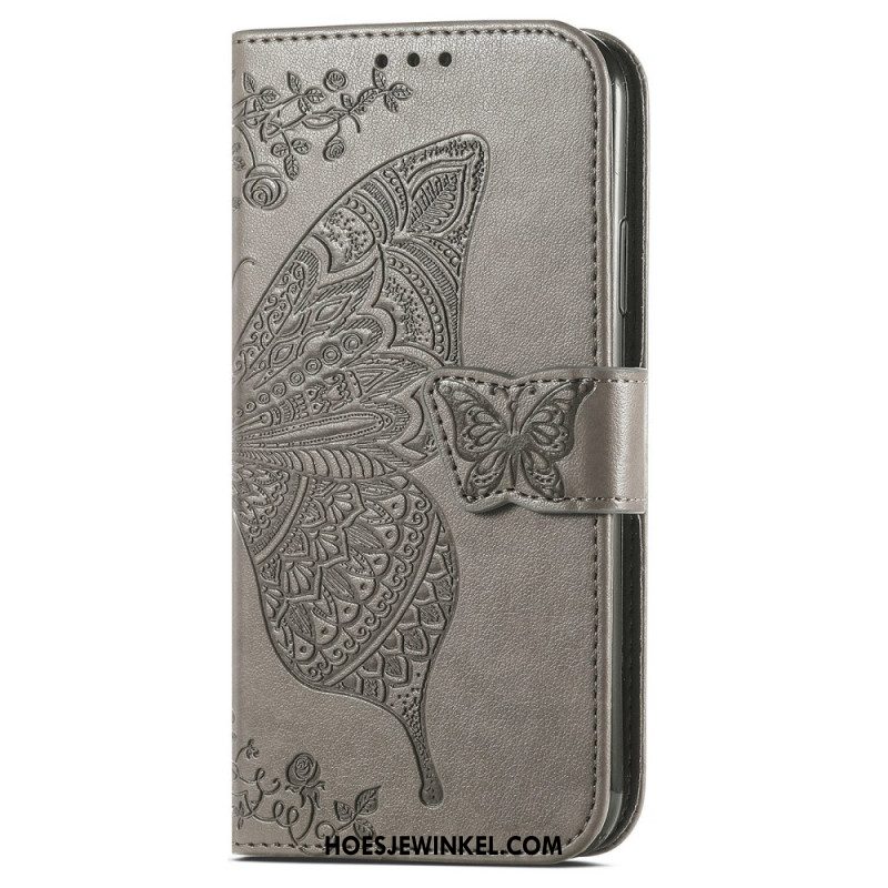 Folio-hoesje Xiaomi Redmi Note 14 Pro Plus 5g Barok Vlinder