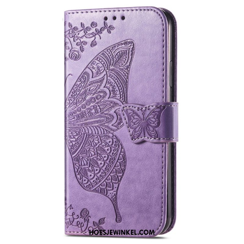 Folio-hoesje Xiaomi Redmi Note 14 Pro Plus 5g Barok Vlinder