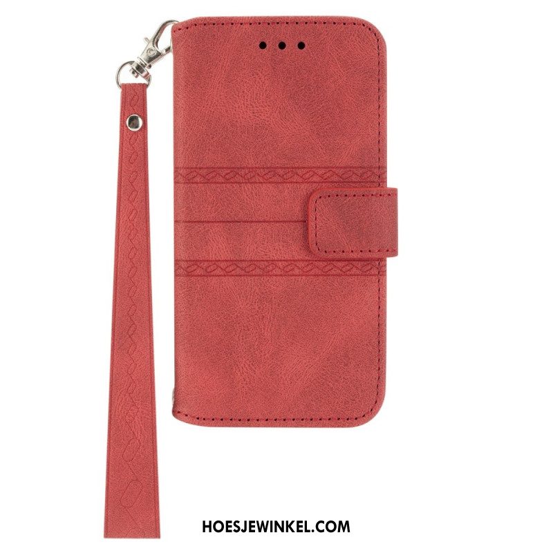 Folio-hoesje Xiaomi Redmi Note 14 Pro Plus 5g Telefoonhoesje Fries En Bandje