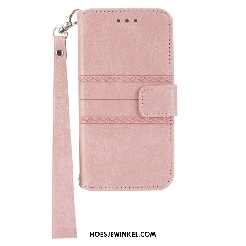 Folio-hoesje Xiaomi Redmi Note 14 Pro Plus 5g Telefoonhoesje Fries En Bandje