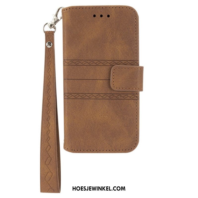 Folio-hoesje Xiaomi Redmi Note 14 Pro Plus 5g Telefoonhoesje Fries En Bandje