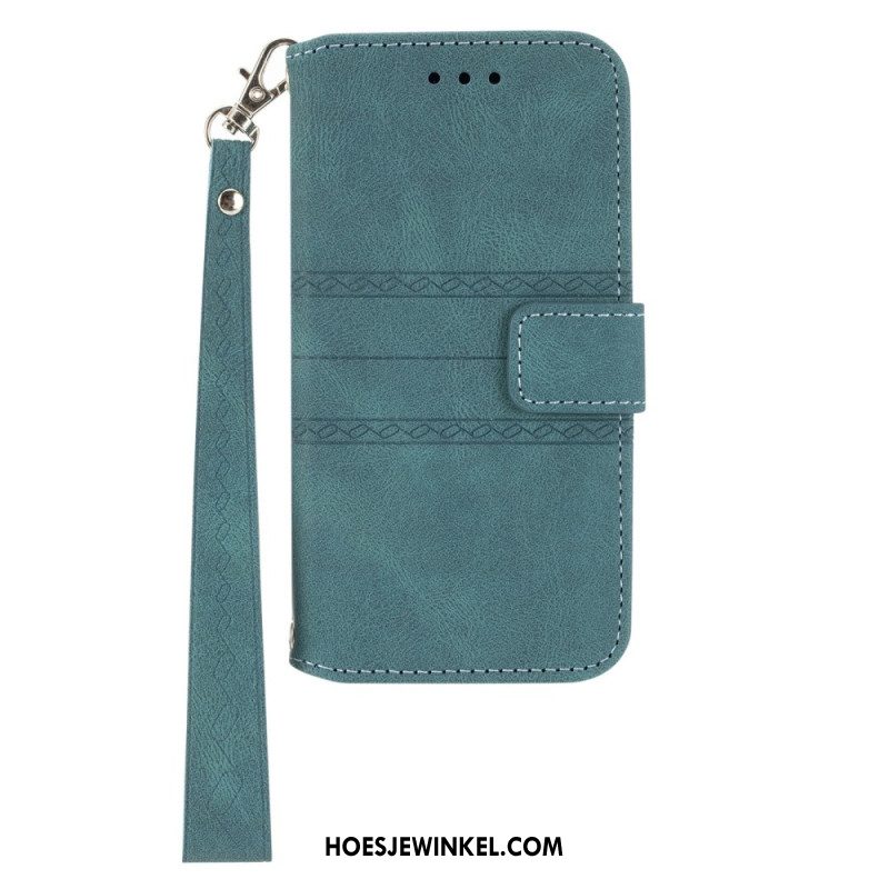 Folio-hoesje Xiaomi Redmi Note 14 Pro Plus 5g Telefoonhoesje Fries En Bandje