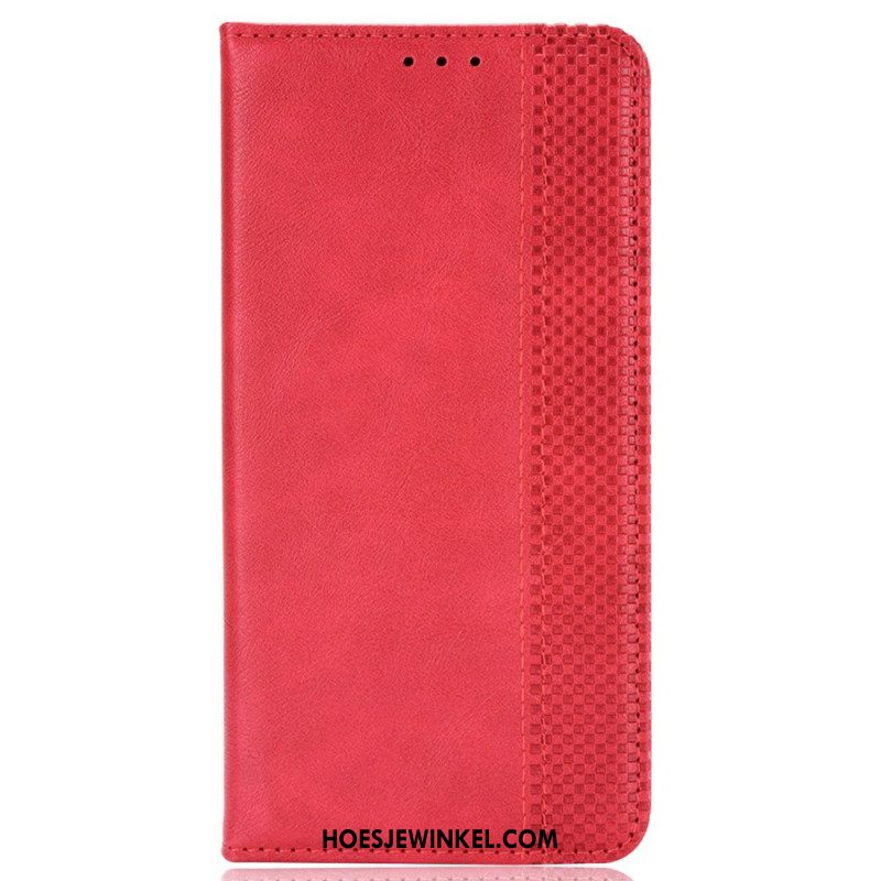 Folio-hoesje Xiaomi Redmi Note 14 Pro Plus 5g Telefoonhoesje Vintage Rand