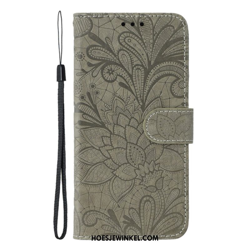 Folio-hoesje Xiaomi Redmi Note 14s Bloemenkant
