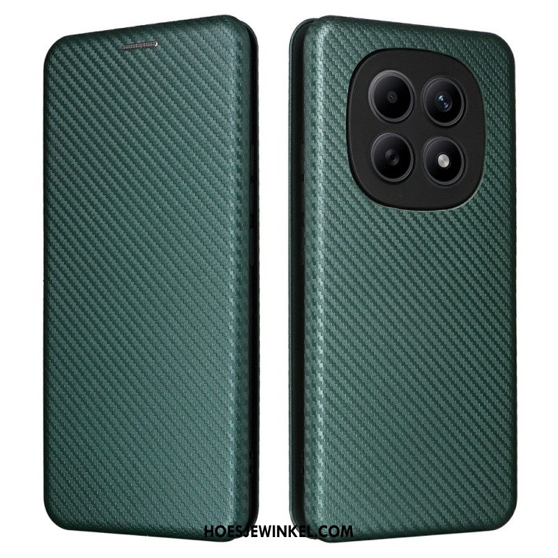 Folio-hoesje Xiaomi Redmi Note 15 5g Schokbestendige Koolstofvezeltextuur Bescherming Hoesje