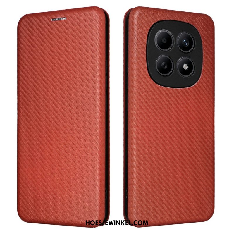 Folio-hoesje Xiaomi Redmi Note 15 5g Schokbestendige Koolstofvezeltextuur Bescherming Hoesje