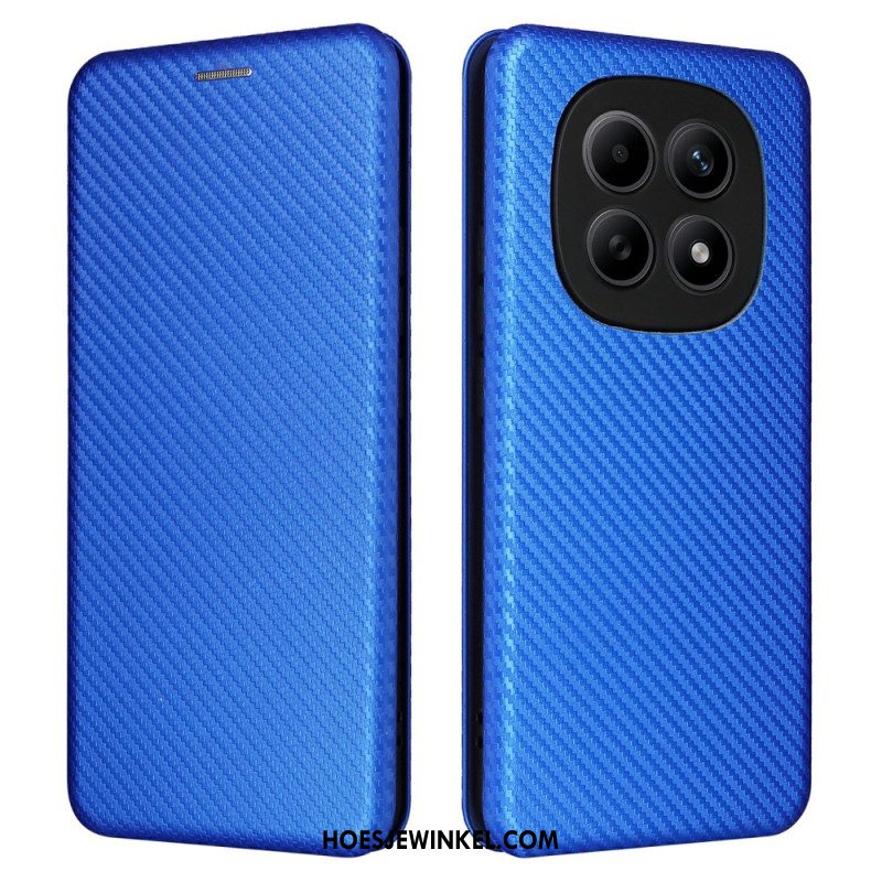 Folio-hoesje Xiaomi Redmi Note 15 5g Schokbestendige Koolstofvezeltextuur Bescherming Hoesje