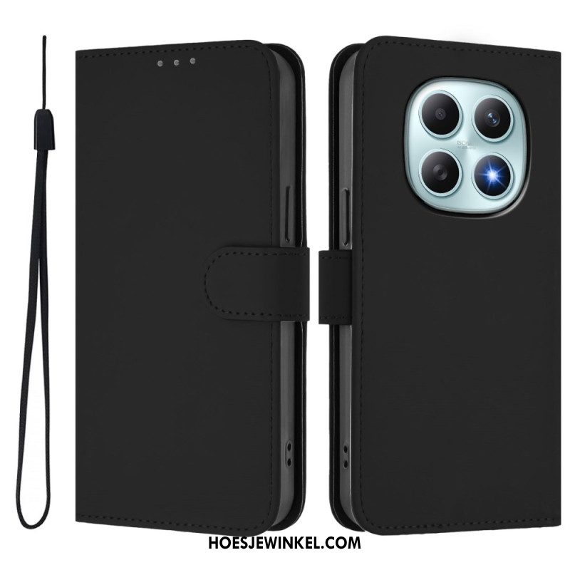 Folio-hoesje Xiaomi Redmi Note 15 5g Telefoonhoesje Effen