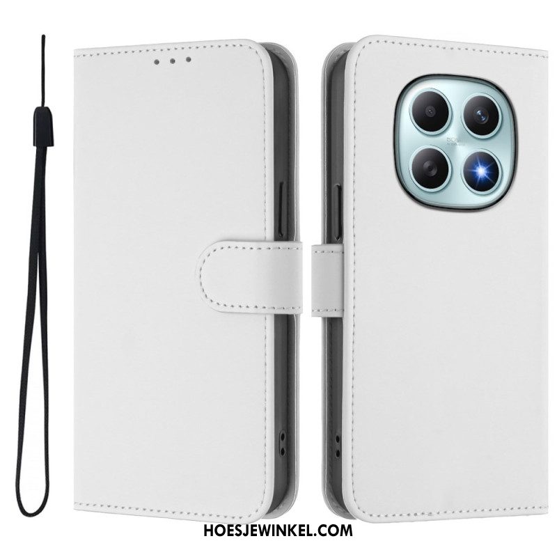 Folio-hoesje Xiaomi Redmi Note 15 5g Telefoonhoesje Effen