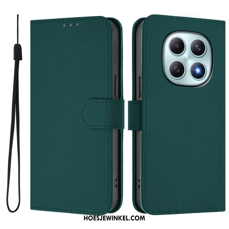 Folio-hoesje Xiaomi Redmi Note 15 5g Telefoonhoesje Effen