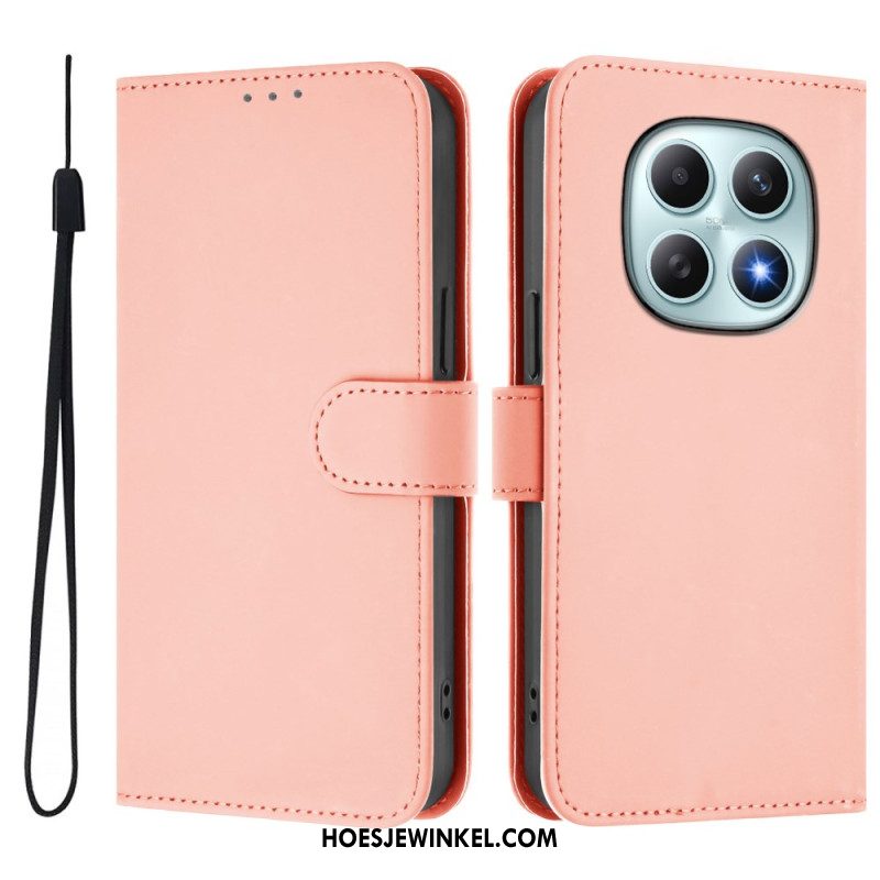 Folio-hoesje Xiaomi Redmi Note 15 5g Telefoonhoesje Effen