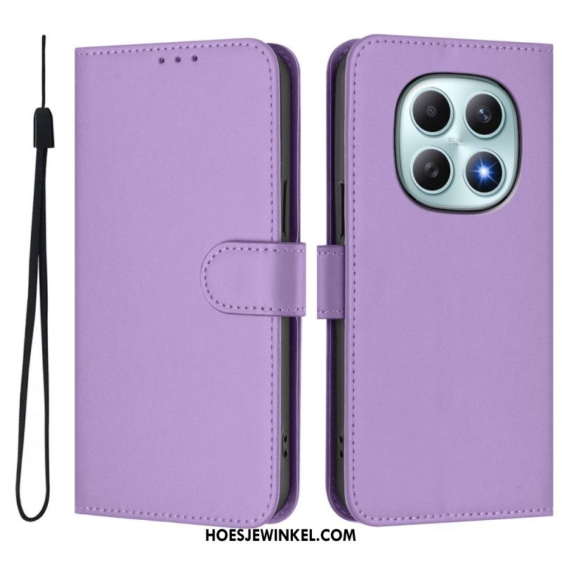 Folio-hoesje Xiaomi Redmi Note 15 5g Telefoonhoesje Effen