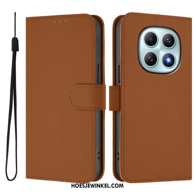 Folio-hoesje Xiaomi Redmi Note 15 5g Telefoonhoesje Effen