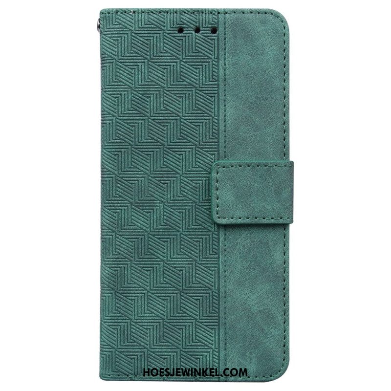 Folio-hoesje Xiaomi Redmi Note 15 5g Telefoonhoesje Geweven Patroon