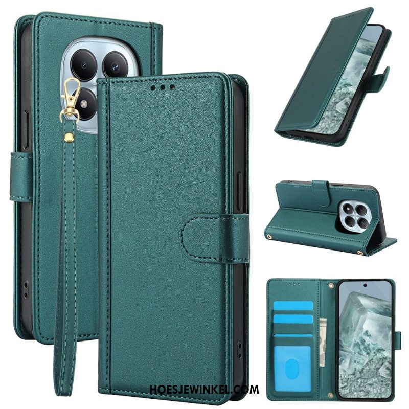 Folio-hoesje Xiaomi Redmi Note 15 5g Telefoonhoesje Standaard En Polsbandje