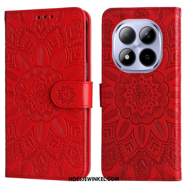 Folio-hoesje Xiaomi Redmi Note 15 Pro 5g Telefoonhoesje Zonnebloempatroon