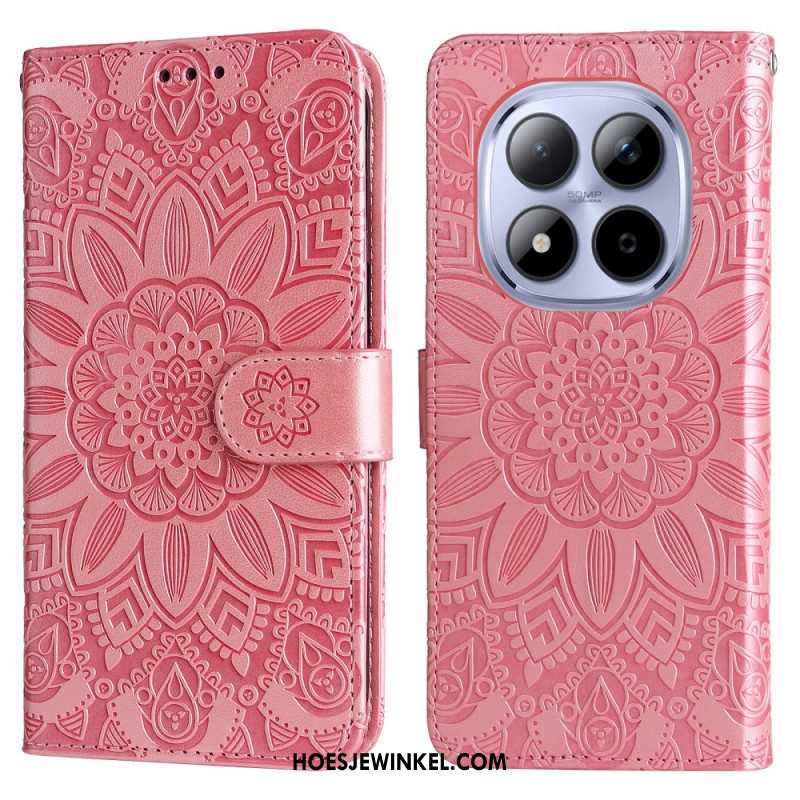 Folio-hoesje Xiaomi Redmi Note 15 Pro 5g Telefoonhoesje Zonnebloempatroon