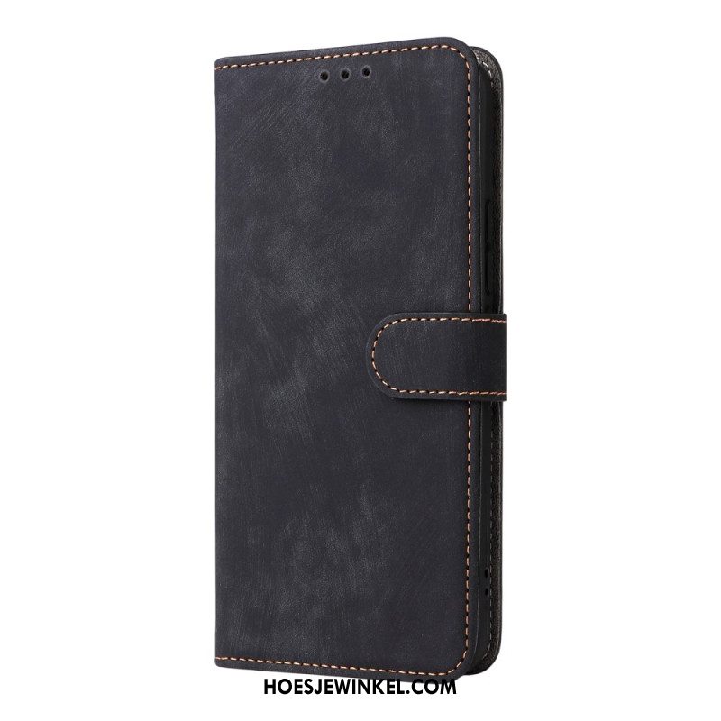 Folio-hoesje Xiaomi Redmi Note 15 Pro Plus 5g Suède-effect Met Bandje